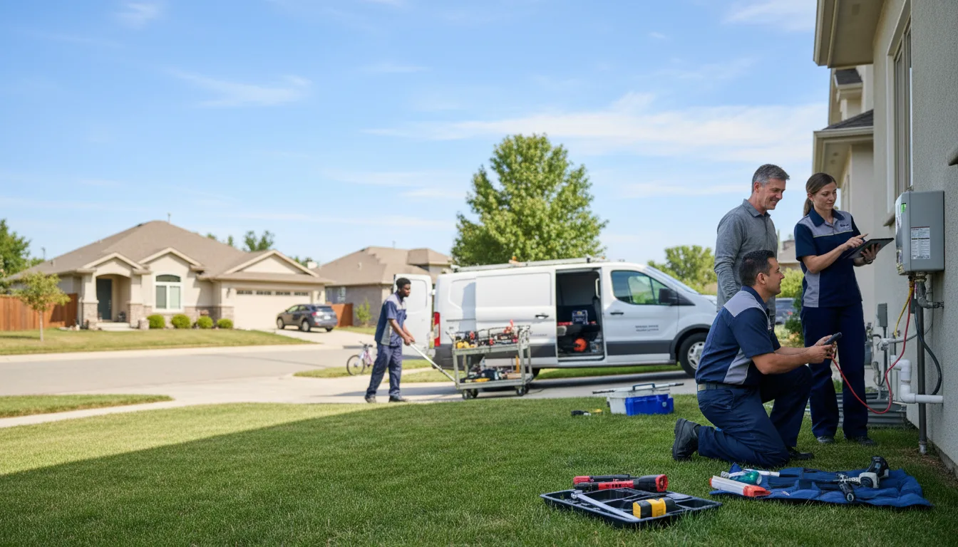 Tankless water heater service in Chatfield, TX